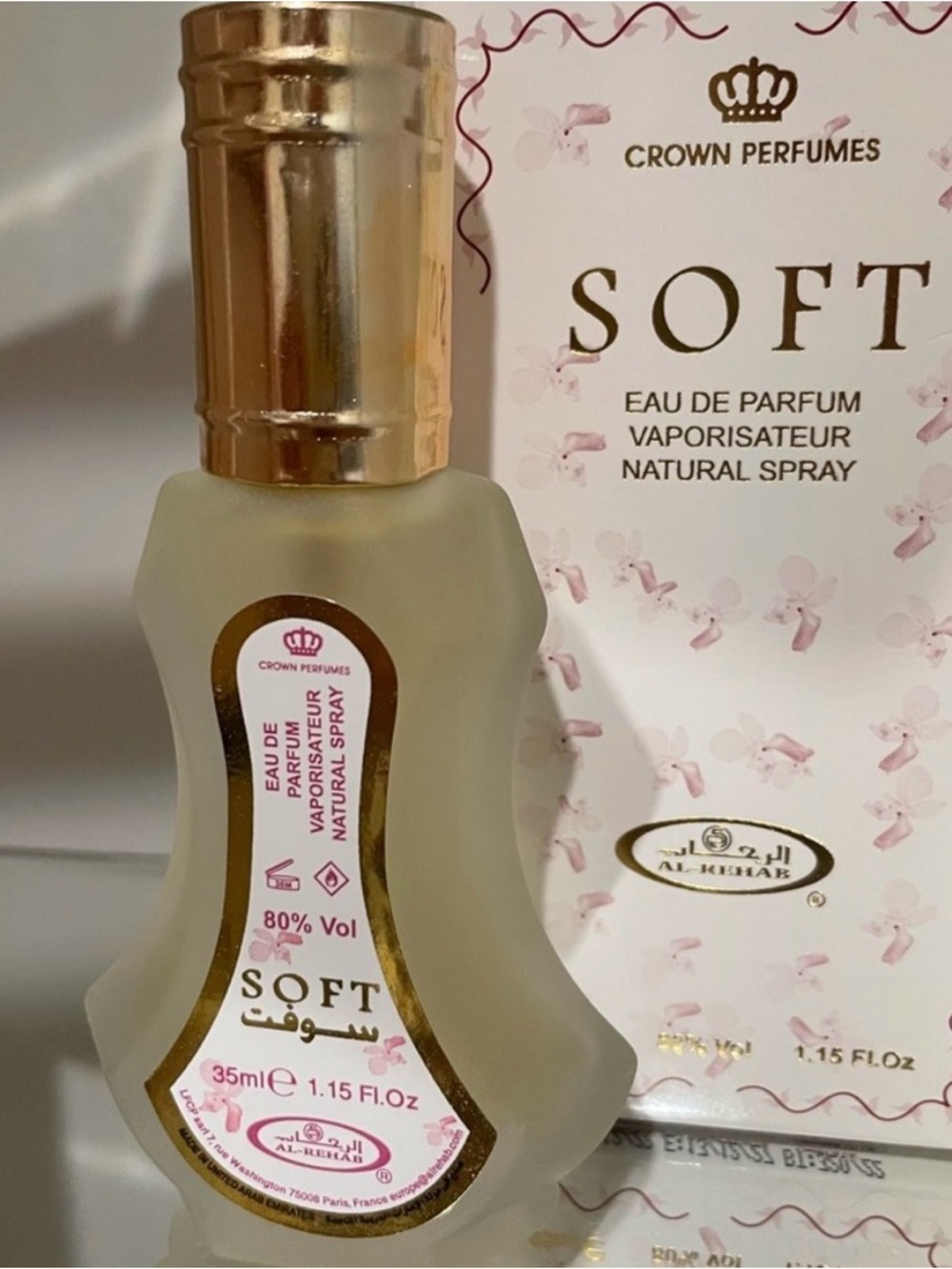 Soft Eau de Parfum Spray by Crown Perfumes - Pink